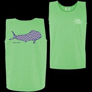 NWT Southern Cross - Chevron Mahi (navy/white) - Tank Top